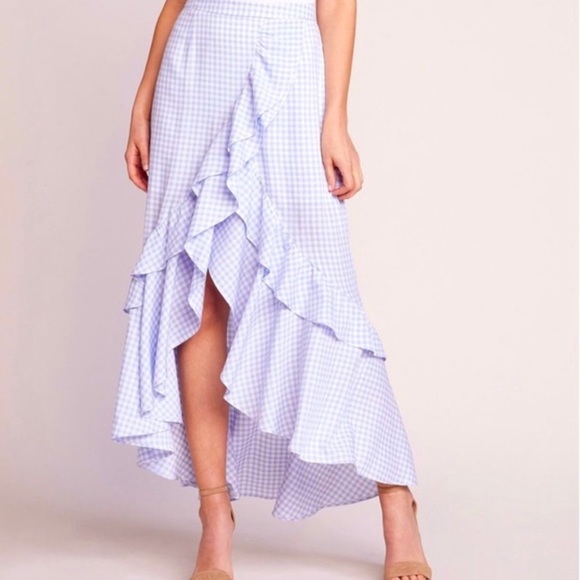 BB Dakota Dresses & Skirts - BB DAKOTA NWT Ruffled High-Low Midi Skirt Women’s Size 4